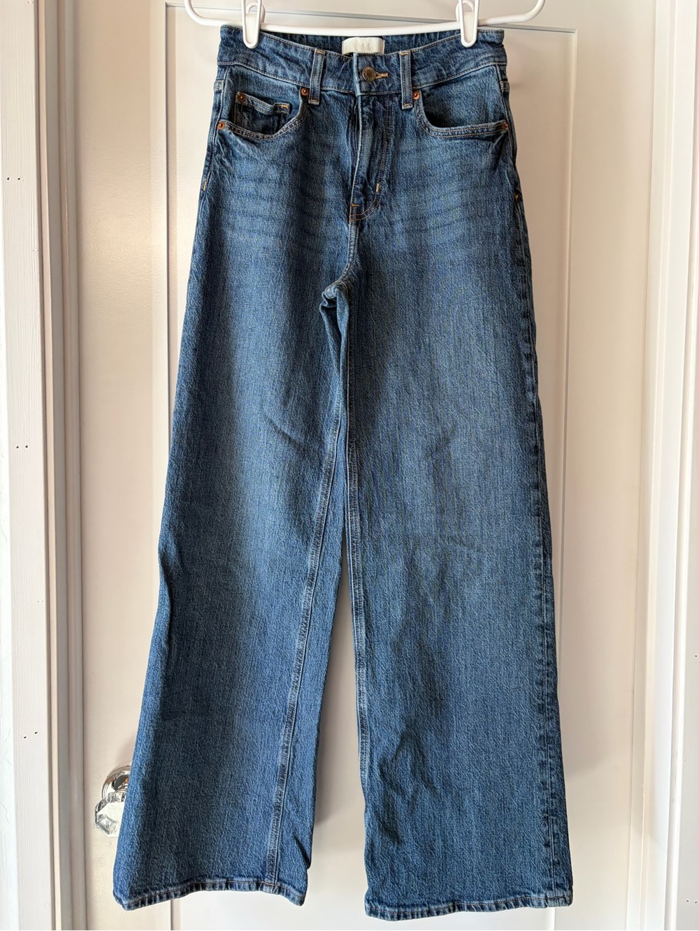 H&M high rise Wide-leg jeans
